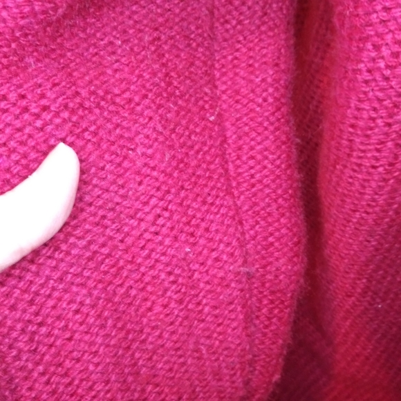 Merona Red Popcorn Stitch Toggle Front Cardigan - Picture 6 of 10